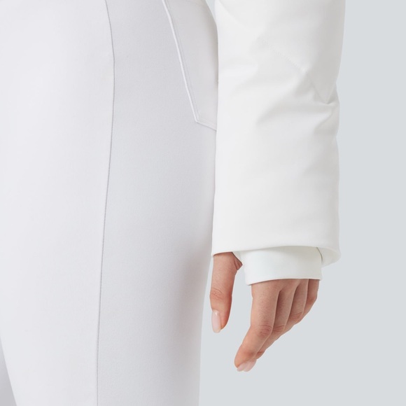 NEW! 2-pc Halara 3-in-1 Stand Collar Casual Cropped Puffer Coat & Thumb Holes! - Picture 7 of 13